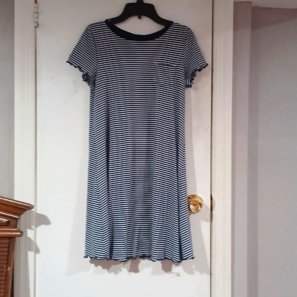 Petite Blue and White summer dress